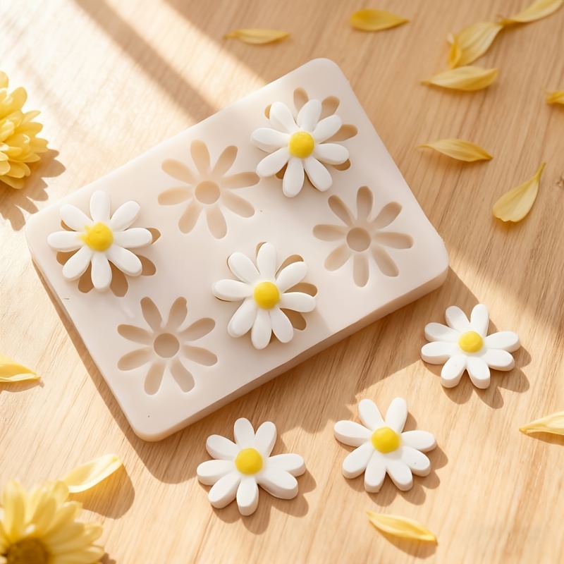 Soap Making Silicone Molds - Moule en silicone 3D marguerite tournesol