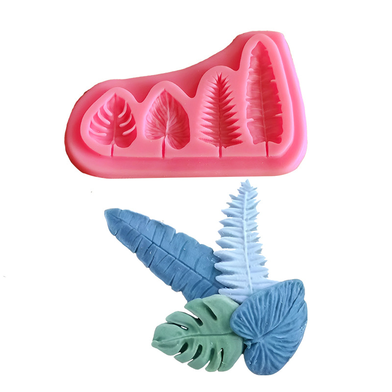 Soap Making Silicone Molds - Moules en Silicone feuilles de palmier