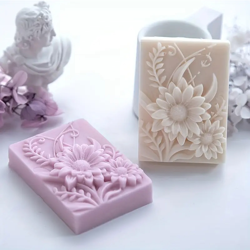 Soap Making Lye - Moule à savon carré en Silicone,