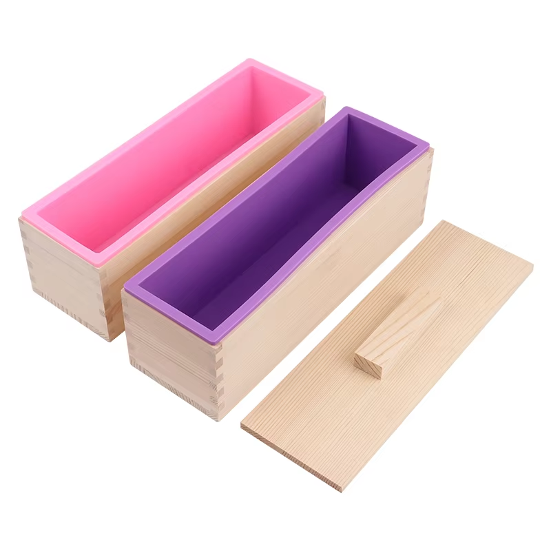 Soap Making Lye - Moule à savon rectangulaire en silicone