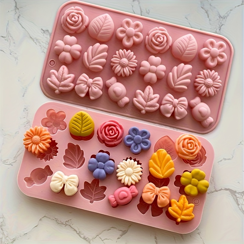 Soap Making Dye - Moules à bougies en Silicone, 18