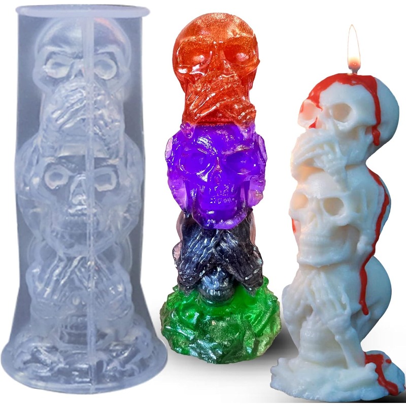 Moule en silicone 2026 Hallowe - Soap Making In School avis et prix
