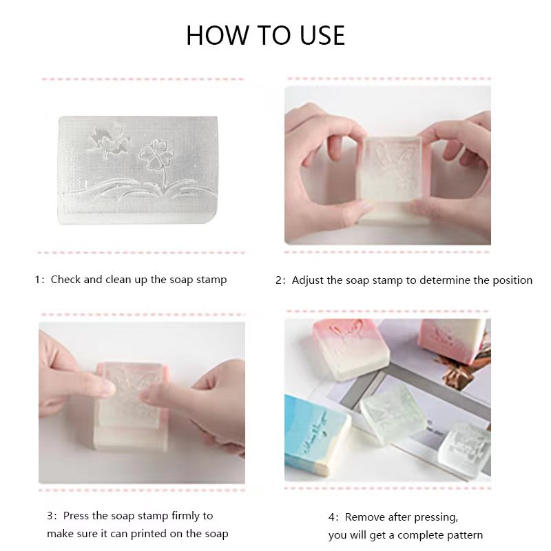 Tampons personnalisés en acryl - Soap Making Websites avis et prix