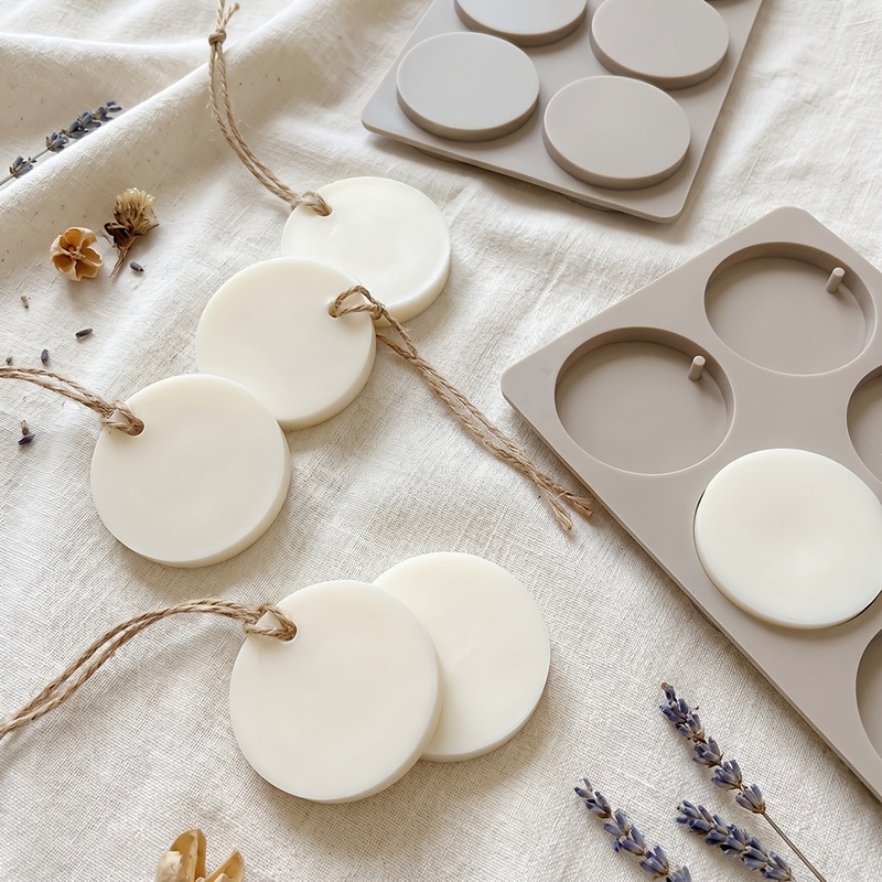 Moule en silicone rond à 6 cav - Soap Making Lye avis et prix