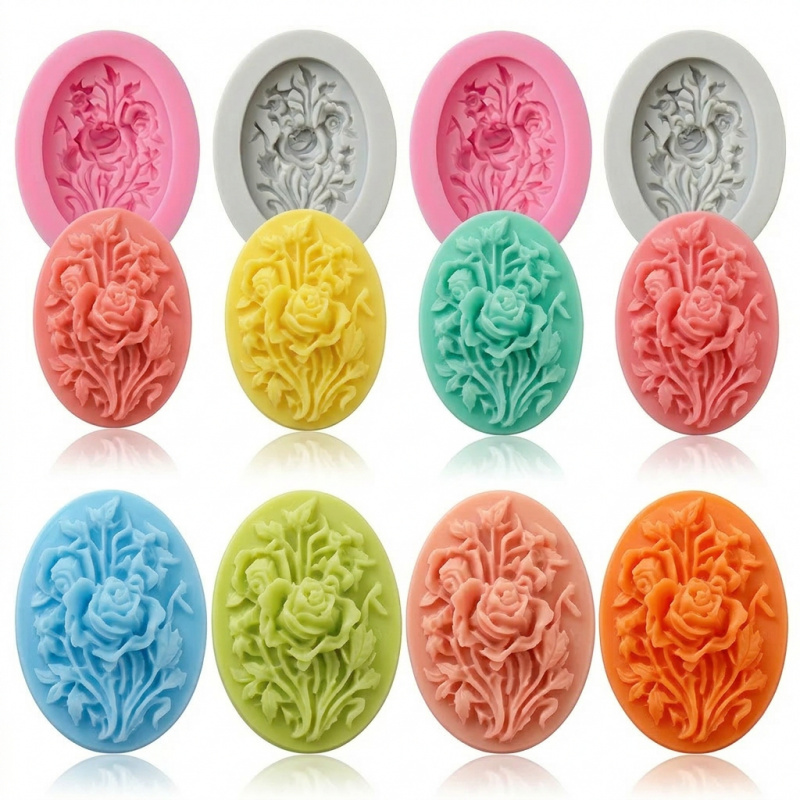 4 moules en silicone en forme  - Soap Making Activity avis et prix