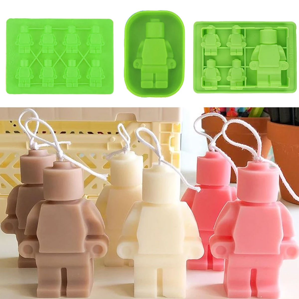 Moule à bougie en silicone Rob - Soap Making Websites avis et prix