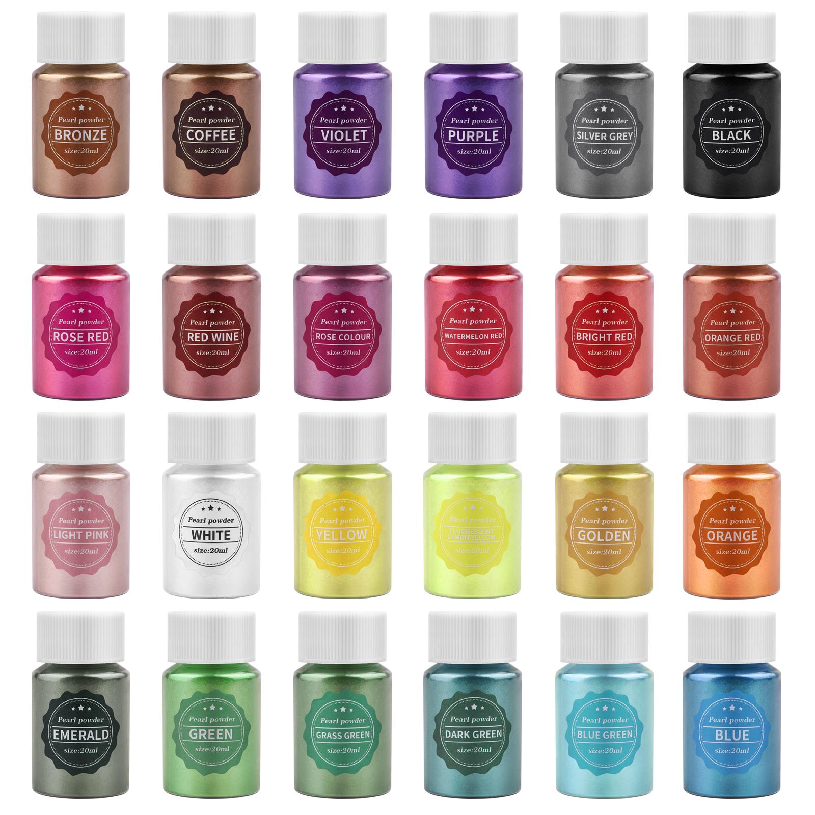 24 couleurs 10g miroir naturel - Soap Making Dye avis et prix